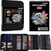 101 Pieces Advanced Drawing Set and Sketching Kit, with 3-Color Sketchbook