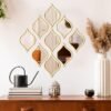 9Pcs Teardrop Mirror Wall Decor Acrylic Decorative Mirror