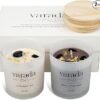 Candle Gift Set. 24K Gold Foil and Black Onyx -80 Hours of Clean Burn