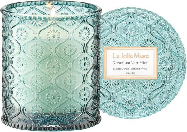 Geranium Vert Mint Scented Candles