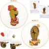 Funny Cactus Embroidery Kit for Beginner Adults