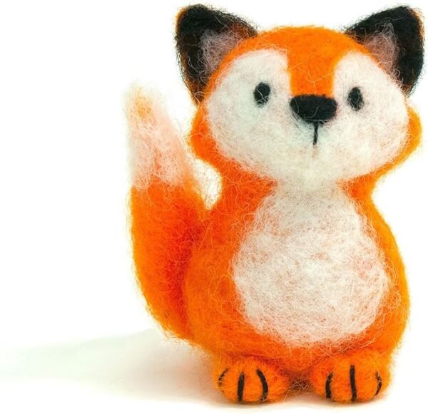 Fox Felt Animals Needle Felting Kit, 3'' x 2.5''