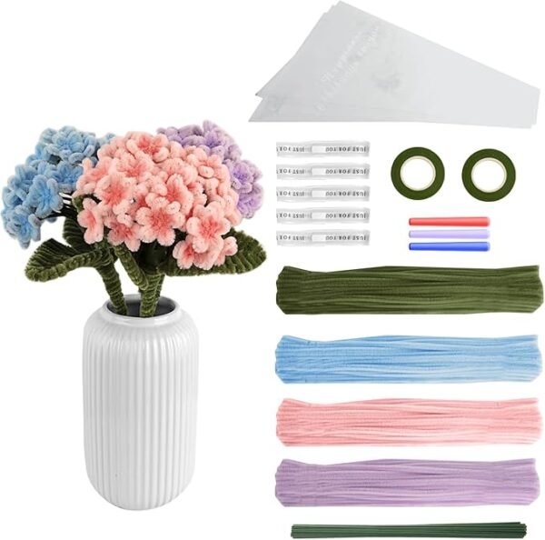 AJKJ 435pcs 4 Colors Pipe Cleaners Craft Supplies