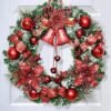 Yastouay 17" Christmas Wreaths for Front Door