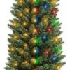 TURNMEON 6 Ft Prelit Pencil Tree Fraser