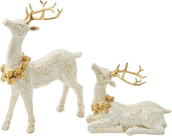 DN DECONATION 2PCS Christmas Reindeer Decoration
