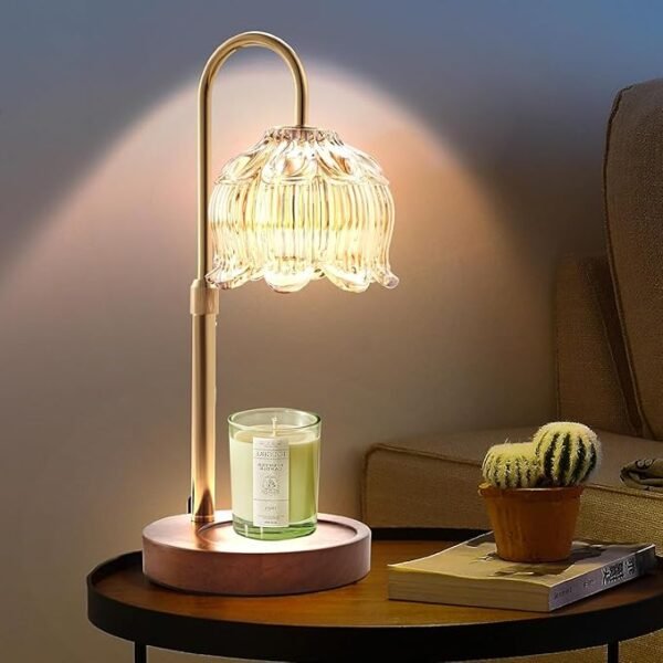 1 Fragrance Candle Warmer Lamp,Electric Candle Warmer with Timer