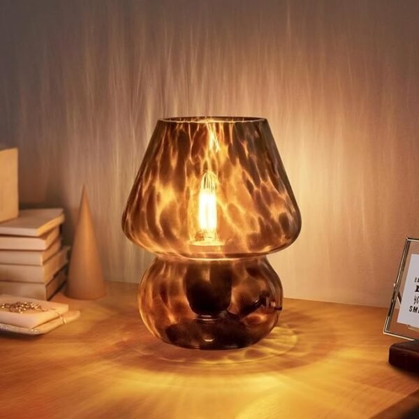 1 Mushroom Lamp Small Vintage Table Lamp for Bedroom Nightstand