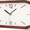 DaguyS Wooden Retro Wall Clocks, 18 Inches Square Clocks