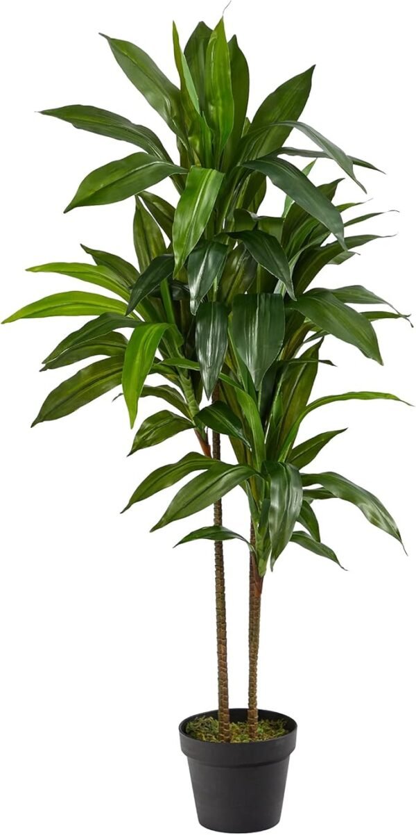 1 Real Touch Leaves Artificial Dracaena Plant, 4ft