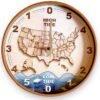 BlissKiss 8 inches Tide Clock Nautical Clock, High Tide Low Tide Boat Accessories and Decor 8 inches