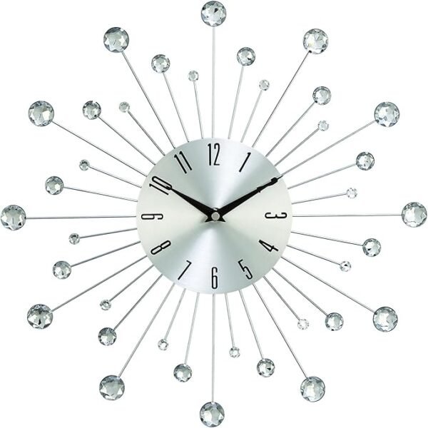 Deco 79 Metal Starburst Decorative Wall Clock