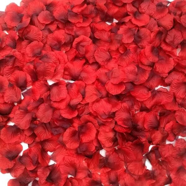 CODE FLORIST 2200 PCS Dark-Red Silk Rose Petals