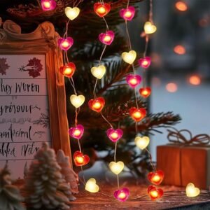 Coquimbo,  10FT 30 LED Heart Fairy String Lights
