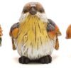 Hodao Fall Bird Statue Yellow Bird Figurine