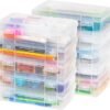 IRIS Plastic Pencil Case Box 10-Pack