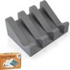 Coipdfty Soap Dishes, Silicone Shower Soap Dish with Drianage