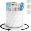 Minimaliving 360°Rotating Office Desk Accessories (White)