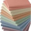 12 Pads, 3x3 inches, Aesthetic Vintage Self-Sticky Note Pads, Ideal for Office
