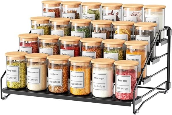 Spice Rack Organizer for Cabinet Pantry,4 Tier