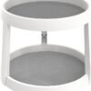 Simple Houseware 2 Tier Turntable Lazy Susan Spice Organizer