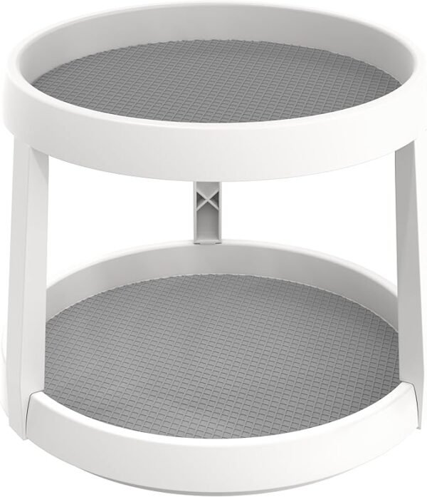 Simple Houseware 2 Tier Turntable Lazy Susan Spice Organizer