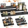 INVOCOO Expandable Spice Rack Organizer for Cabinet - 3 Tier Adjustable