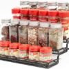 MEIQIHOME 4 Tier Spice Rack Organizer Step Shelf Countertop Spice