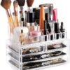 Clear Makeup Organizer - Cosmetic Storage Organizer