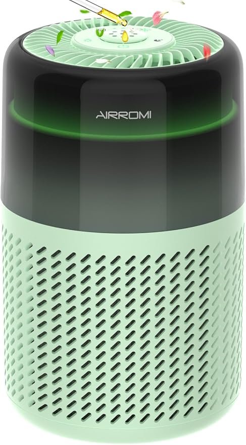 AIRROMI Air Purifier for Bedroom Home,HEPA Filter,Covers Upto 549 Ft²