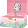 Giggle & Honey  Musical Ballerina Jewelry Box for Girls - Kids Music Box with Spinning Ballerina