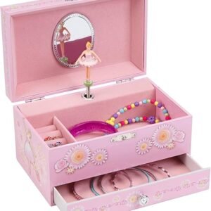 Jewelkeeper Musical Ballerina Girls Music Box