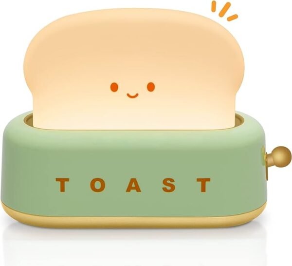 Desk Decor Cute Toast Lamp
