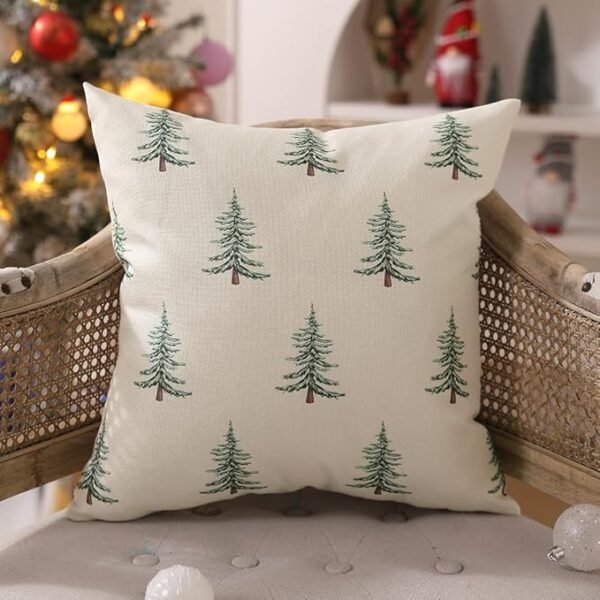 Christmas Pillow Covers 18x18 inch Set of 2 Christmas Tree