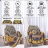 Boho Woven Throw Blanket Reversible Cotton Bohemian