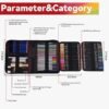 101 Pieces Advanced Drawing Set and Sketching Kit, with 3-Color Sketchbook