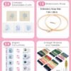 Embroidery Kit for Adult for Beginners, 5 Sets Black Cat and Flower Embroidery