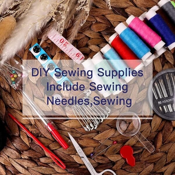 Sewing Kit with Case Portable Sewing Supplies for Home Traveler