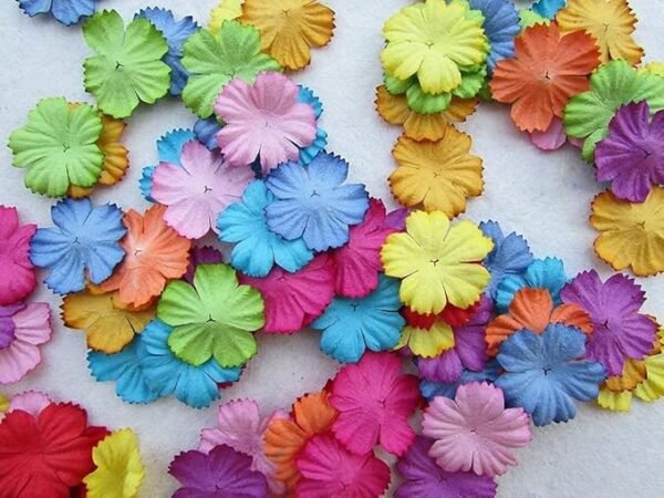 RATREE 888 Handmade 100 pcs Patch Starburst Flowers 29x29mm