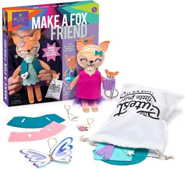 2 Craft-tastic Make a Fox Friend Craft Kit