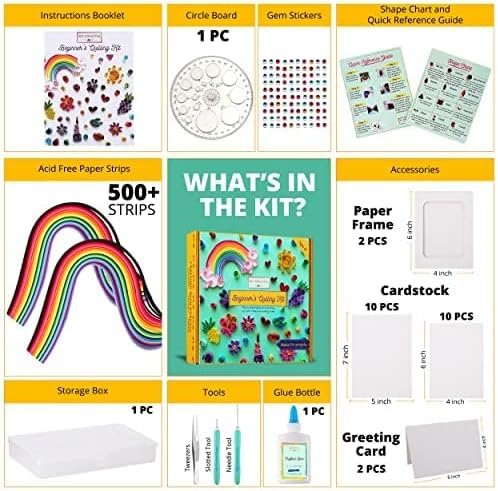 MY CREATIVE CAMP Beginner's Quilling Kit