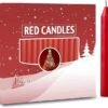 NORDICO Candlelights 20pcs Candles 4 inch X 1/2 inch Diameter