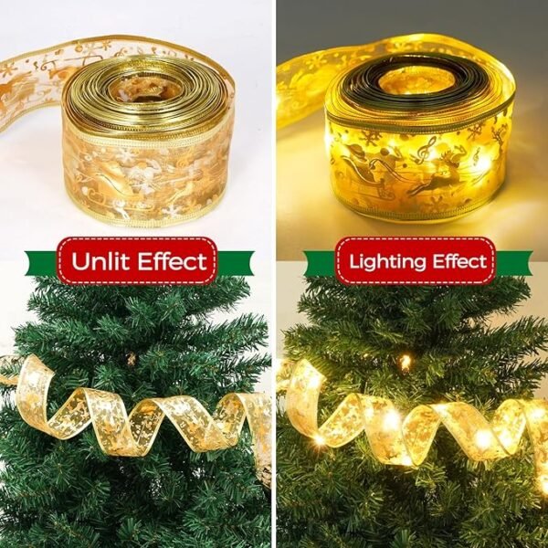 KPROE 32Ft 100 LED Christmas Tree Copper 8 Lighting Modes