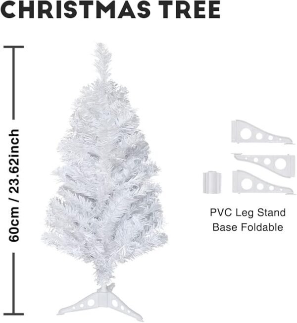 S_SSOY 2 FootArtificial Xmas Pine Tree with PVC Leg Stand