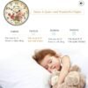 Toudorp Home Wall Clock 14 Inch Wooden Battery Operated Wall Clocks