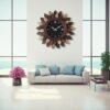 ZBJZJM Large Wall Clock for Living Room Deco Boho 24''