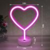 BRIGHTDECK 2 Pack Heart Neon Signs