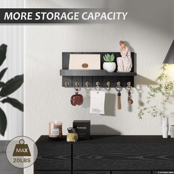 Decorative Key and Mail Holder for Wall