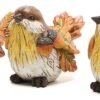 Hodao Fall Bird Statue Yellow Bird Figurine