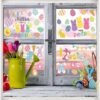 Sarybei 9 Sheet Reusable Static Peeps Window Stickers